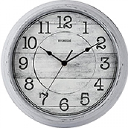 Gray Wall Clock 12 Inch