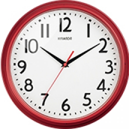 Red Wall Clock 12 Inch