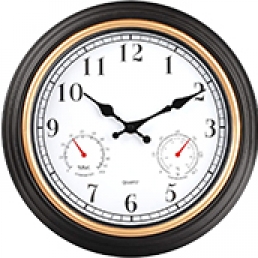 Clock with Thermometer&Hygrometer
