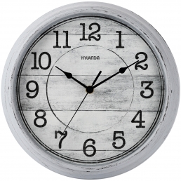 HYLANDA 12 Inch Modern Wall Clock （Grey）