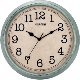 HYLANDA 12 Inch Modern Wall Clock （Green）